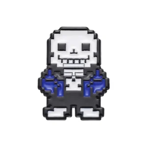 Emaliowana przypinka kot pixel art — broszka do plecaka i ubrań Posrebrzane