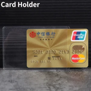 Etui na karty ze skóry ekologicznej z ochroną RFID Card holder