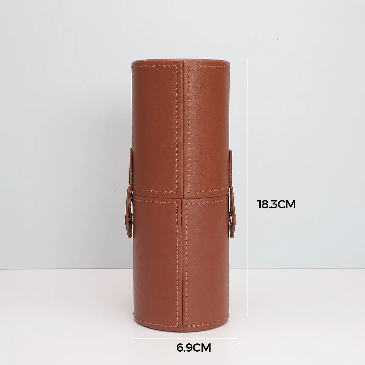 Etui na pędzle do makijażu z ekoskóry Small