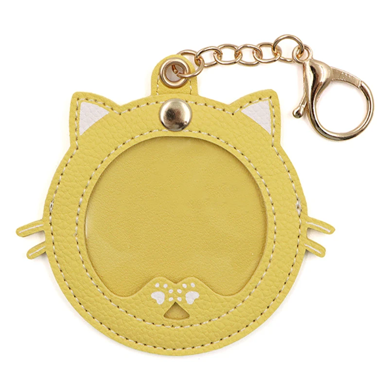 Etui ochronne na przypinki w kształcie kota - case na badge 58 mm Biały