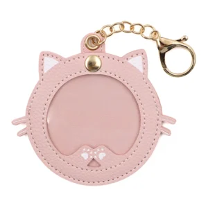 Etui ochronne na przypinki w kształcie kota - case na badge 58 mm Czarny