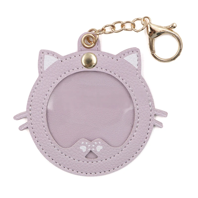 Etui ochronne na przypinki w kształcie kota - case na badge 58 mm Różowy