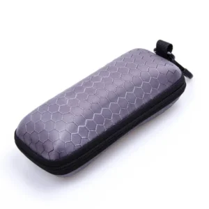 Etui na okulary w kształcie plastra miodu z zamkiem błyskawicznym Khaki