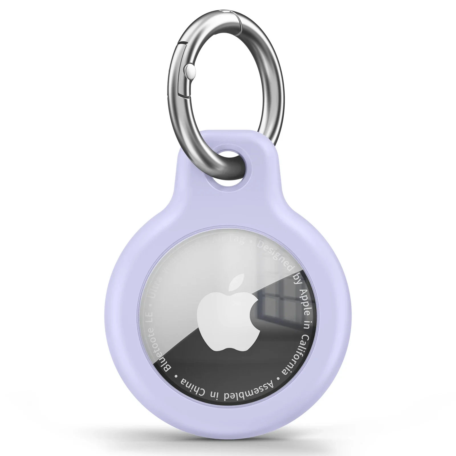 Etui silikonowe na Apple AirTag z uchwytem na klucze Czerwony