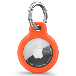 Etui silikonowe na Apple AirTag z uchwytem na klucze Oliwkowa zieleń