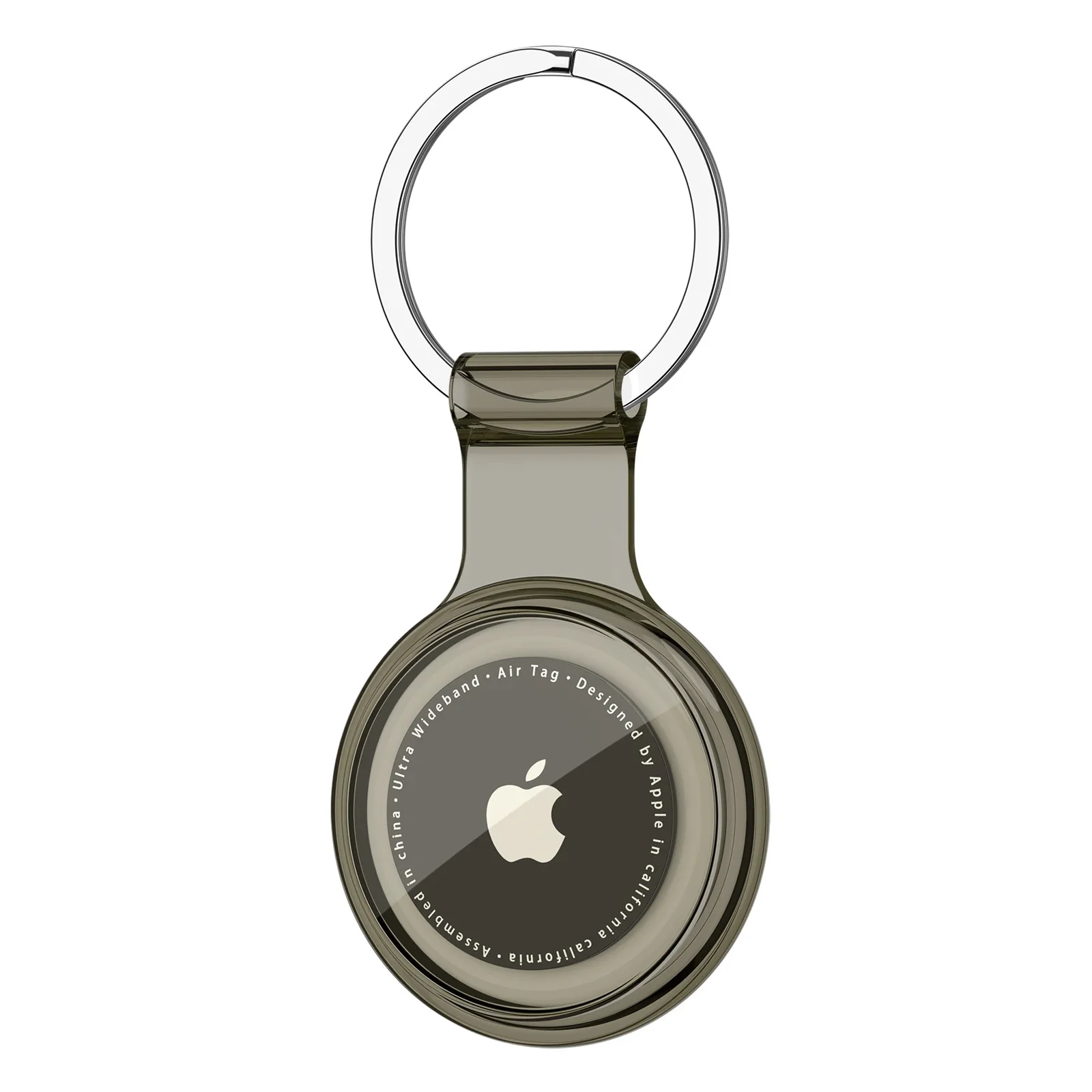 Etui TPU na Apple AirTag wodoodporny brelok do kluczy Biały