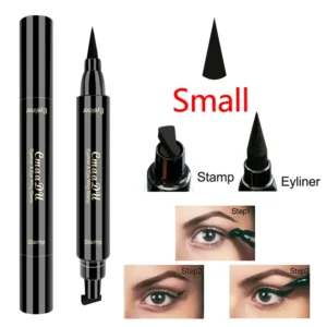 Eyeliner z pieczątką kociego oka — czarny wodoodporny do makijażu cat eye Czekolada