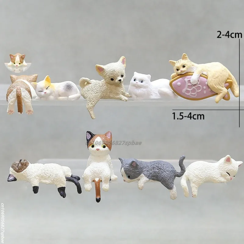 Figurka kota z żywicy DIY - magnes na lodówkę Czekolada
