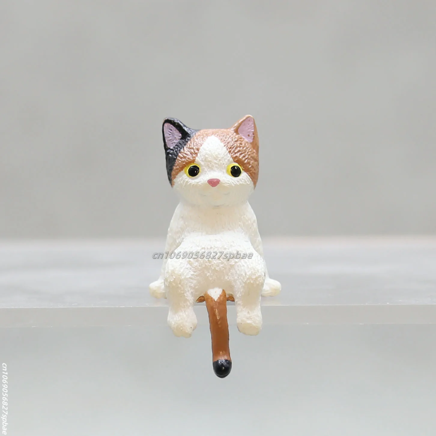 Figurka kota z żywicy DIY - magnes na lodówkę Jasnozielony