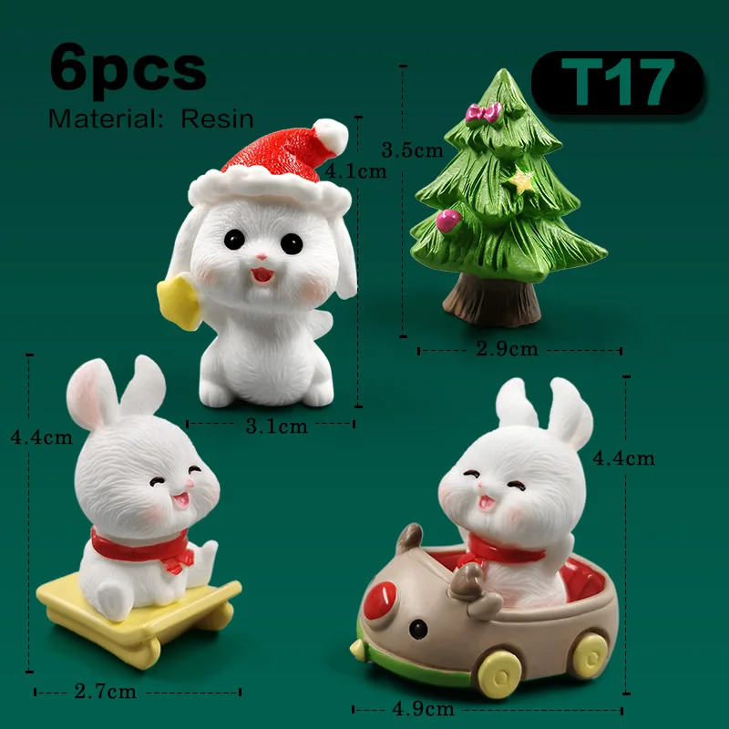 Figurka króliczka wielkanocnego – miniaturka do dekoracji Wielokolorowy