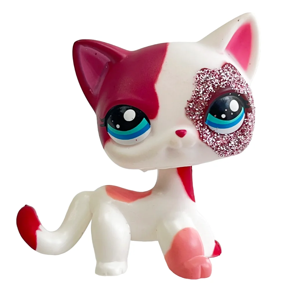 Kolekcjonerska figurka psa i kota bobble head z ruchomą głową Fioletowy