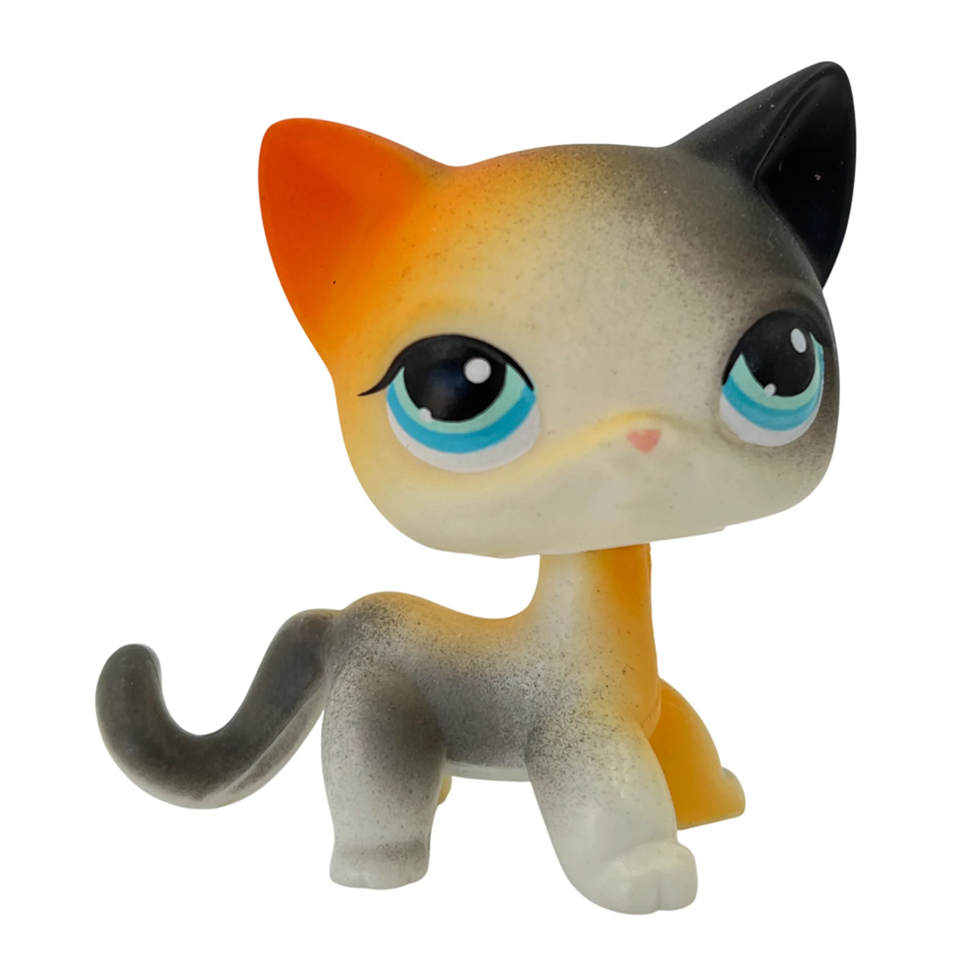 Kolekcjonerska figurka psa i kota bobble head z ruchomą głową Piękna niebieska