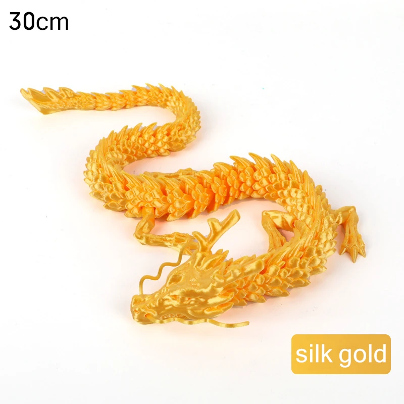 Figurka smoka z druku 3D - ozdoba do akwarium 30 cm śliwka