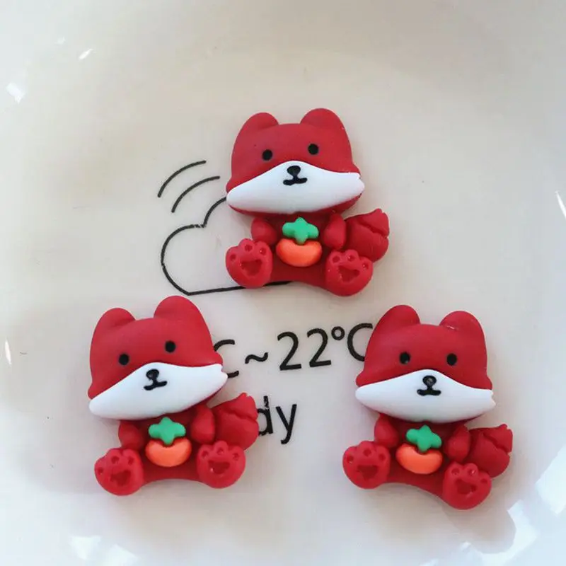 Figurki z żywicy królik niedźwiedź kot 10 sztuk Khaki