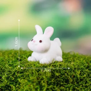 Figurki zwierząt z żywicy do ogrodu - kot, kaczka, żaba Róża
