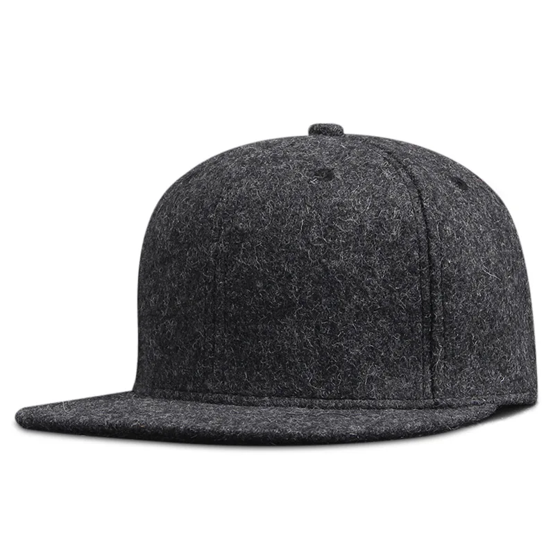 Filcowa czapka z daszkiem snapback duży rozmiar do 64 cm A5