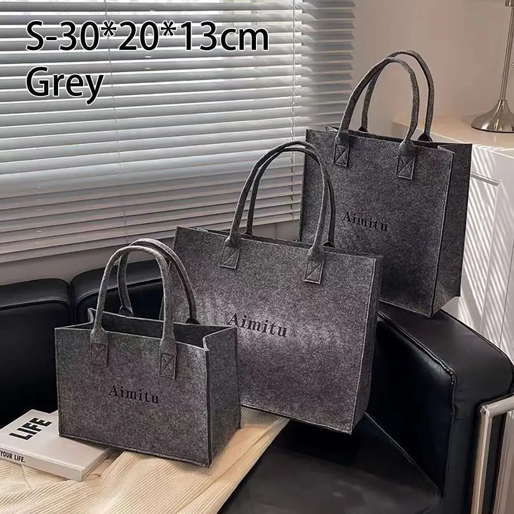 Filcowa torba listonoszka damska — duża pojemność crossbody Khaki