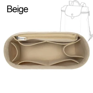 Filcowa wkładka organizer do torebki Longchamp Le Pliage Beżowy