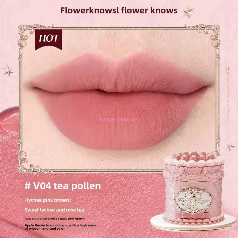 Flower Knows błoto do ust Strawberry Cupid matowy krem Czekolada