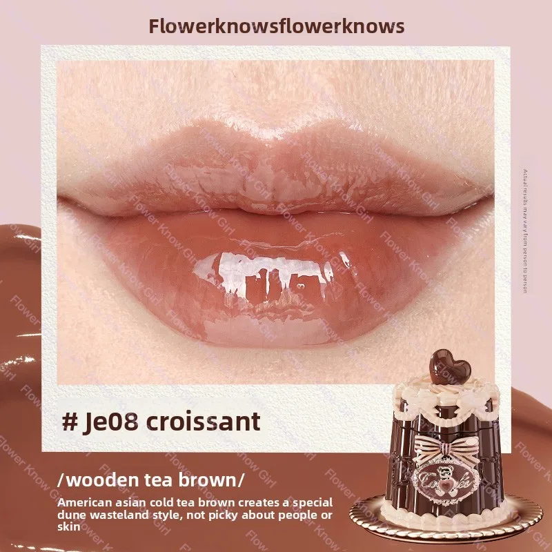Flower Knows błoto do ust Strawberry Cupid matowy krem Czerwone wino