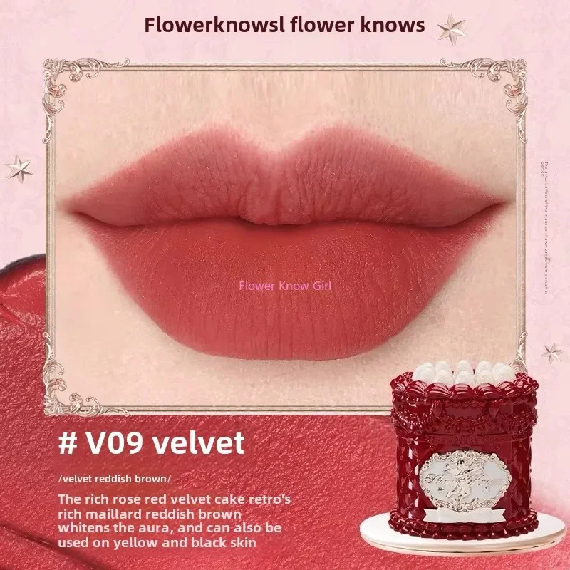 Flower Knows błoto do ust Strawberry Cupid matowy krem Jasnożółty