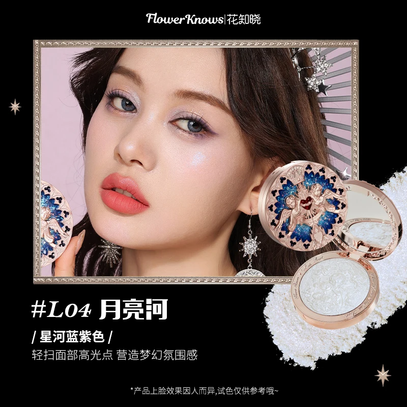 Flower Knows Little Angel rozświetlacz do twarzy 8g — paleta highlight premium żółty
