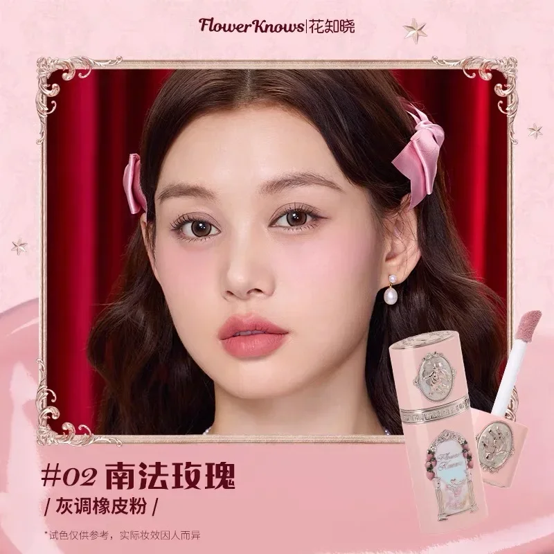 Flower Knows Strawberry Cupid płynny róż do twarzy — długotrwały i nawilżający Jasnozielony