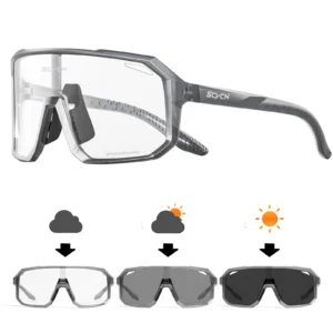 Fotochromowe okulary rowerowe sportowe UV400 Dz s62 ph 12