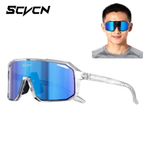 Fotochromowe okulary rowerowe SCVCN UV400 Niebieski