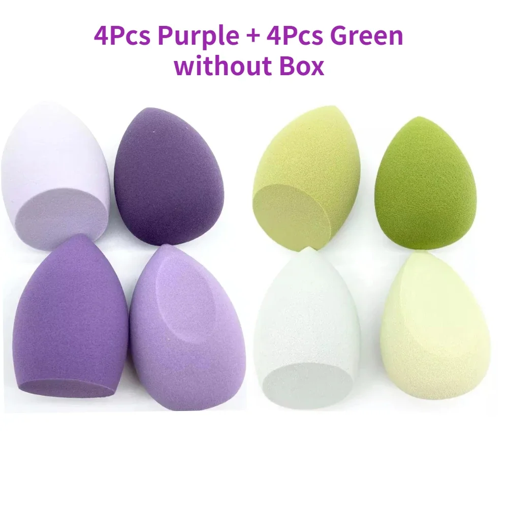 Gąbka do makijażu blender - miękki aplikator beauty egg Fioletowy