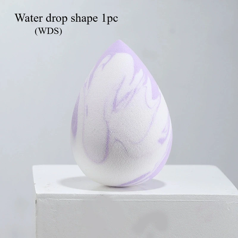 Gąbka do makijażu Beauty Egg dwustronna w kolorze gradientowym Jasny fiolet