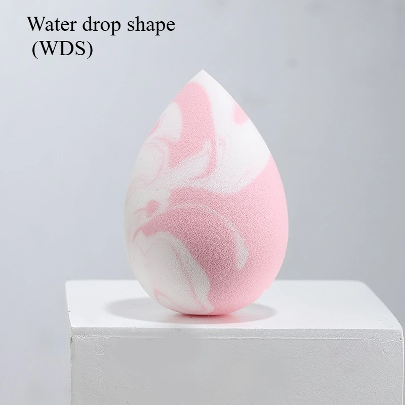 Gąbka do makijażu Beauty Egg dwustronna w kolorze gradientowym Jasny róż