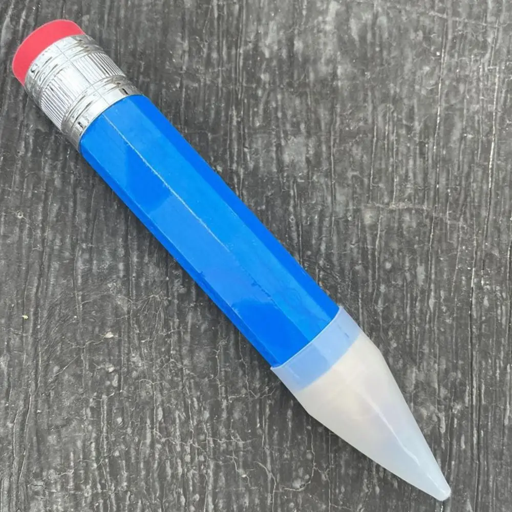 Gigantyczny drewniany ołówek z gumką, 18/35 cm Bordowy