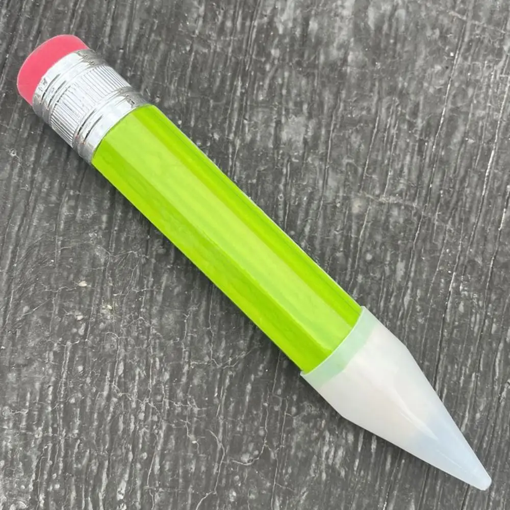 Gigantyczny drewniany ołówek z gumką, 18/35 cm Czerwony
