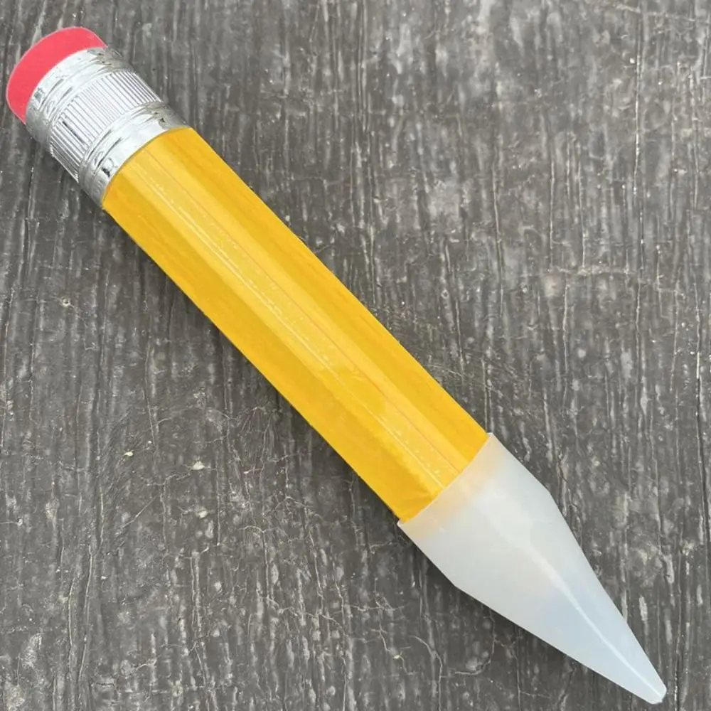 Gigantyczny drewniany ołówek z gumką, 18/35 cm Fioletowy