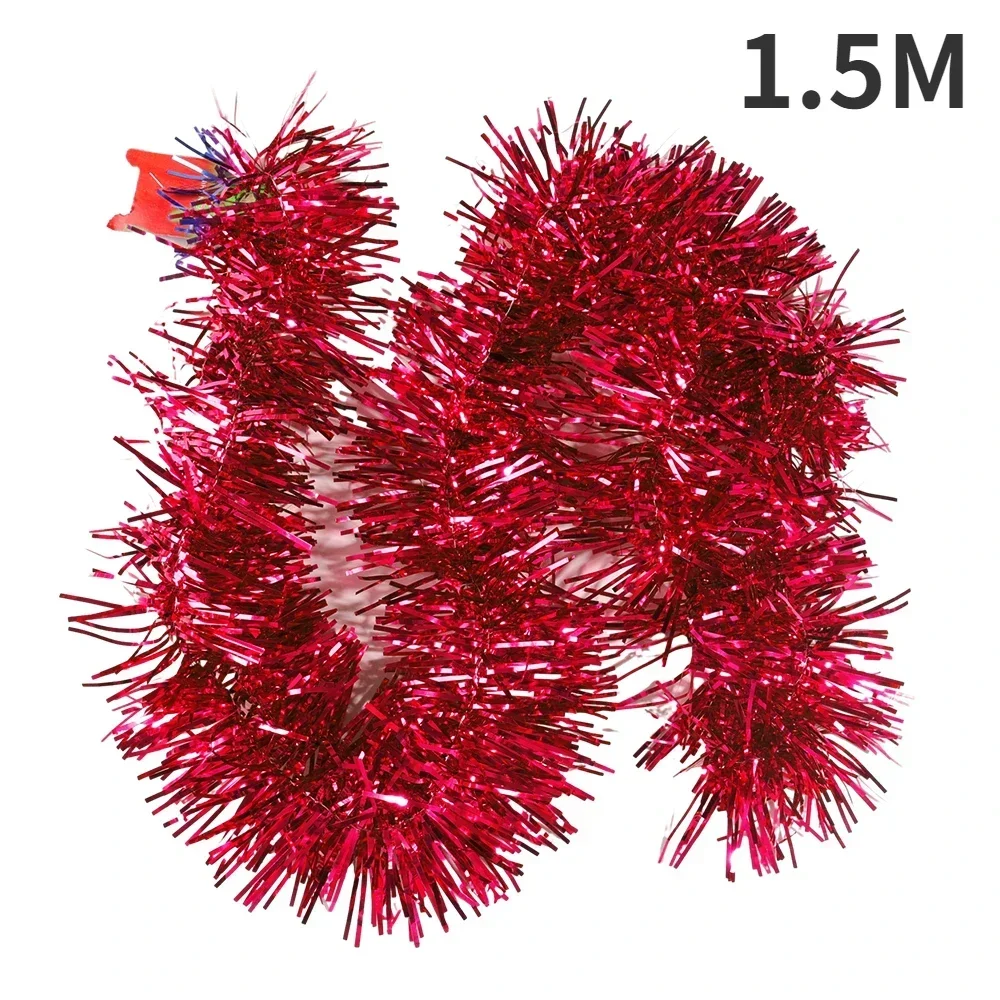 Girlanda na choinkę z gwiazdkami PVC 1,8 m Oliwkowy