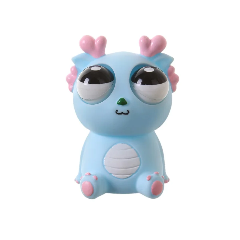 Gniotek Pop Eye ze zwierzątkami, sensoryczna zabawka fidget Bordowy