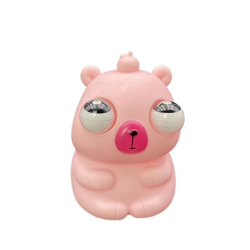 Gniotek Pop Eye ze zwierzątkami, sensoryczna zabawka fidget Jasnozielony