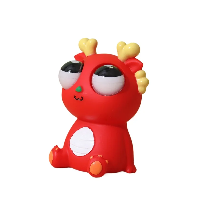 Gniotek Pop Eye ze zwierzątkami, sensoryczna zabawka fidget Jasny