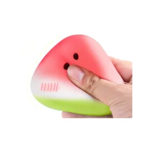 Gniotek squishy arbuz, miękki i wolno rosnący Jasnoszary