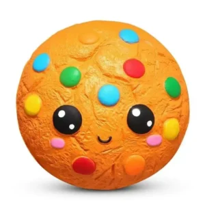 Gniotek squishy ciastko-czekolada o zapachu kremu, 11,5 cm Jasnozielony