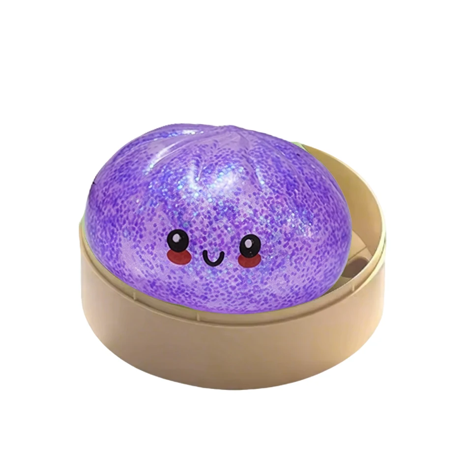 Gniotek squishy w kształcie pierożka baozi, wolno rosnący Czekolada