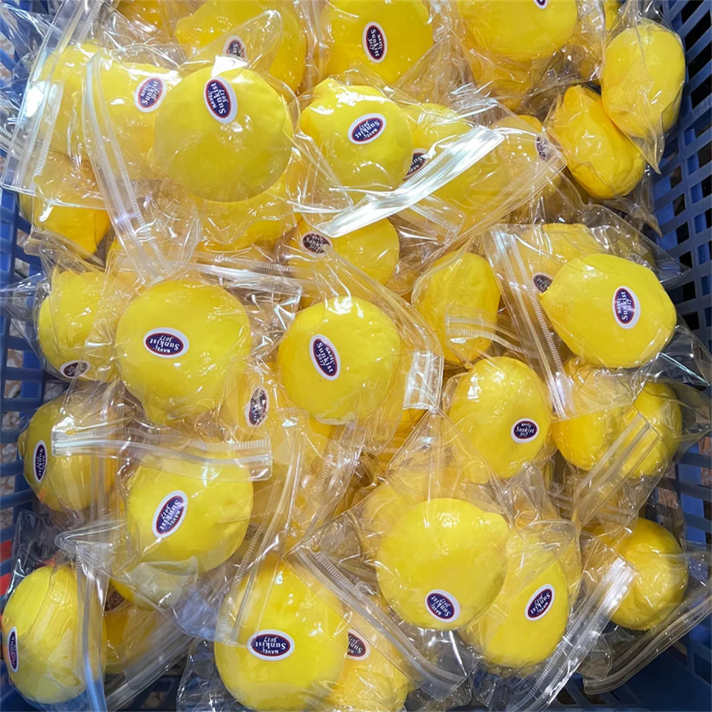 Gniotek squishy obrana pomarańcza, wolno rosnący owoc Khaki