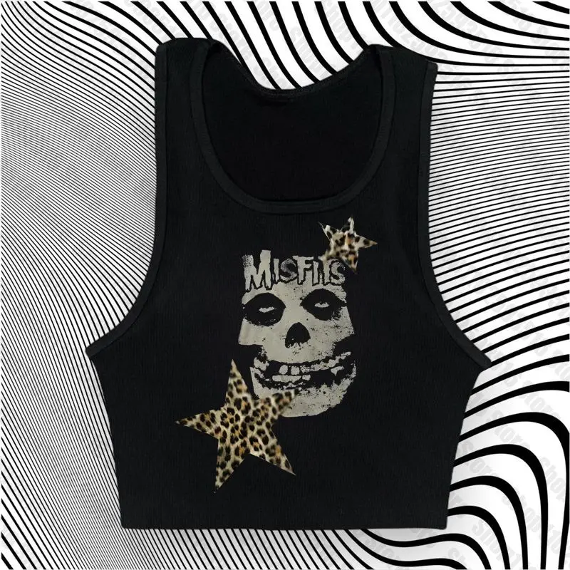 Gotycka sukienka mini Y2K Harajuku Black1