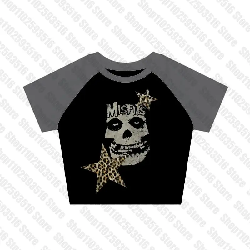 Gotycka sukienka mini Y2K Harajuku Black6