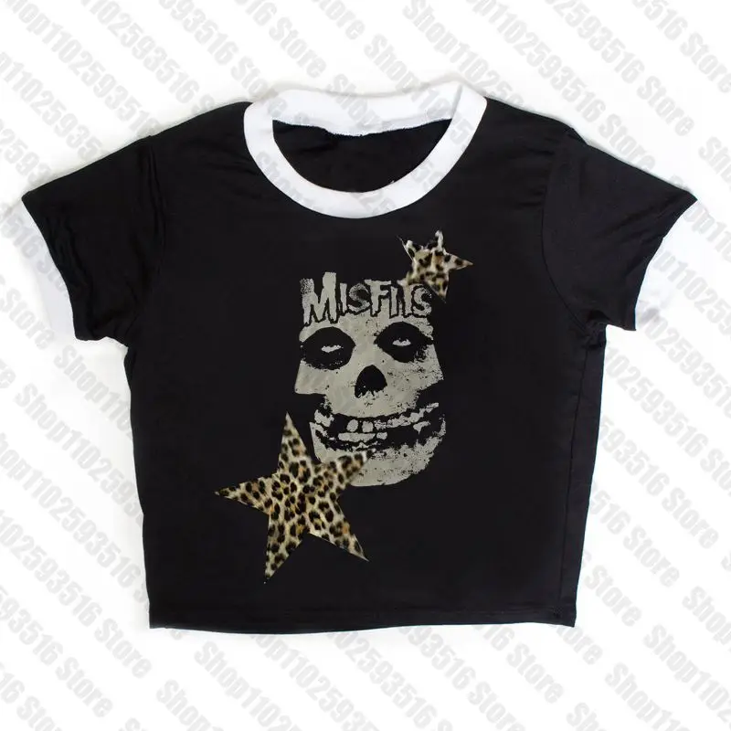 Gotycka sukienka mini Y2K Harajuku Black7