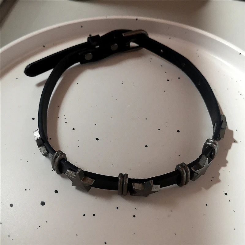 Gotycki choker Y2K z czerwonym motylem, sercem i krzyżykiem 7