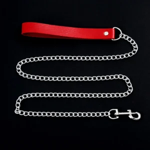 Gotycki czarny choker dla kobiet - biżuteria na Halloween i cosplay Czerwony