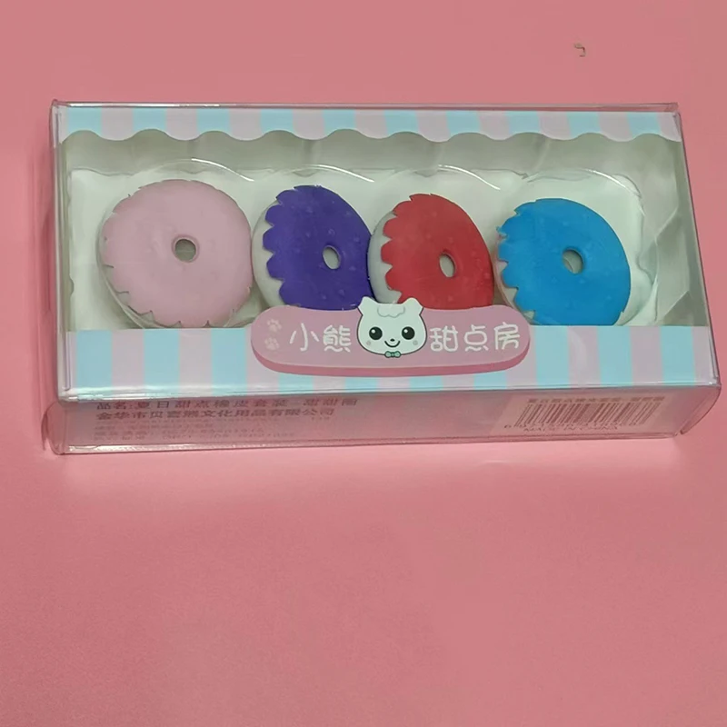 Gumka do mazania Kawaii lizak i lody dla dzieci Różowy