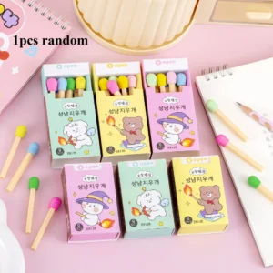 Gumka do mazania w kształcie pudełka zapałek kawaii Biały